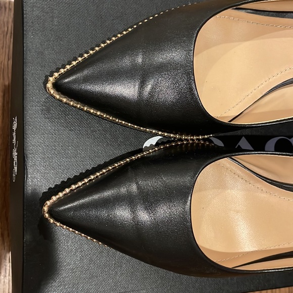 Coach | Shoes | Coach Jackie Leather Pump Black Leather Size 9 Worn Once 2  Heel | Poshmark